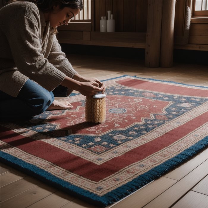 Nettoyer un tapis d'orient naturellement et efficacement